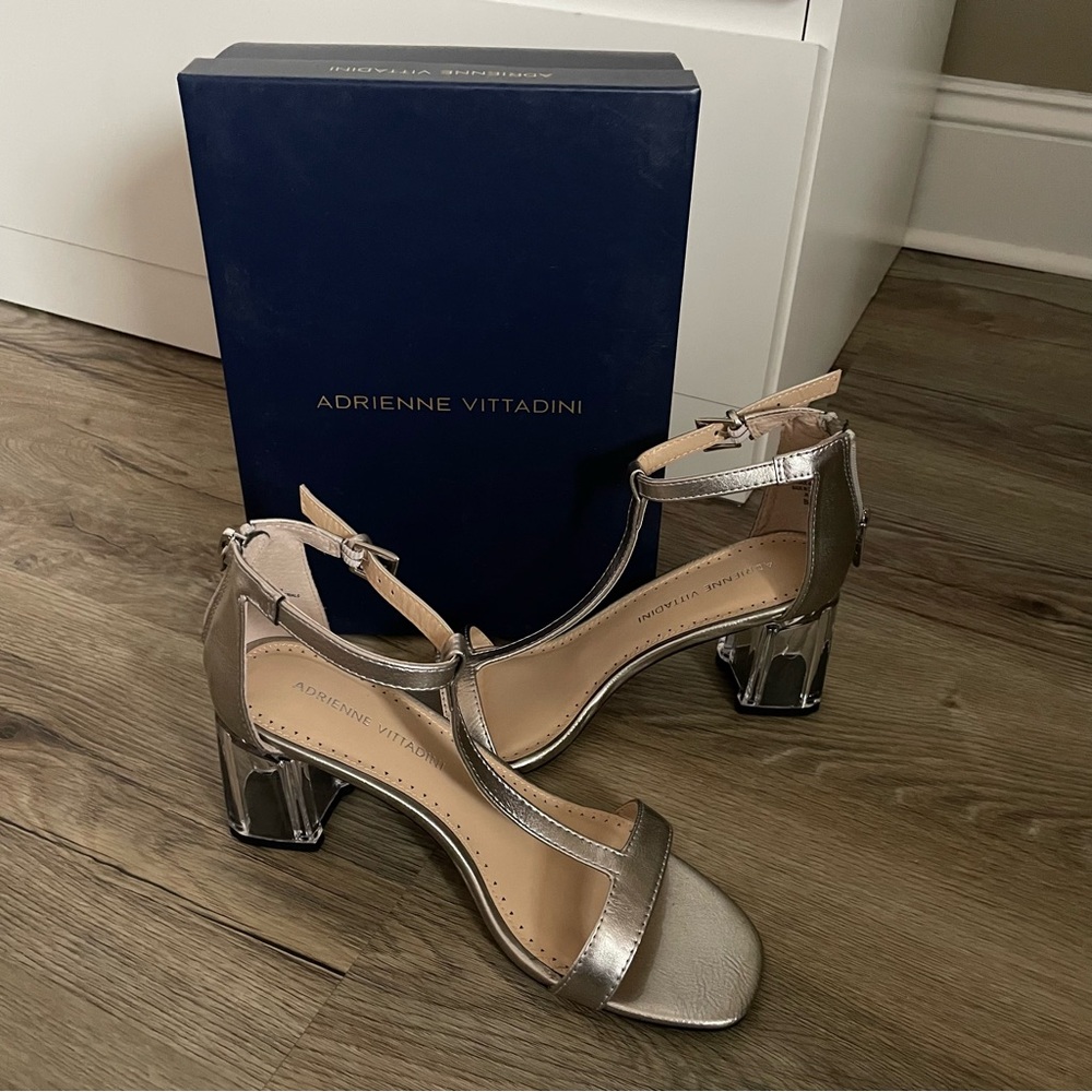 Silver Heels Adrienne Vittadini
